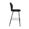 Armen Living Tandy Black Faux Leather and Black Metal 26" Counter Stool LCTNBABLBL26 - alternate 2